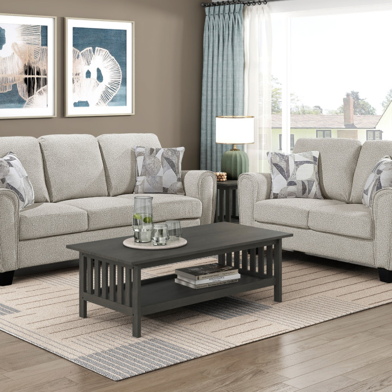 9214NPG*2 2PC SETS Sofa + Love Seat