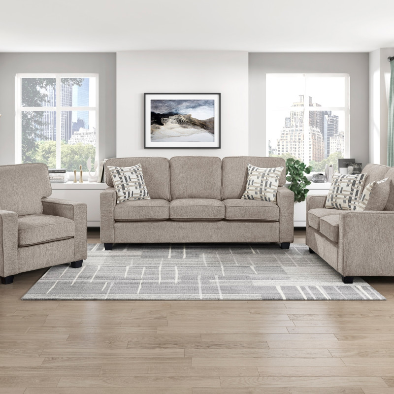 9748TPE*3 3PC SETS Sofa + Love Seat + Chair