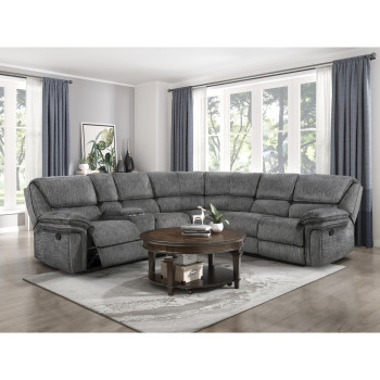 9913*32LCN2R 3-Piece Reclining Sectional with Left Console