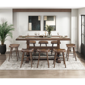 5979-36*9 9PC SETS Counter Height Table + 8 Counter Height Stool