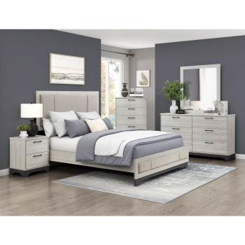 2334-1*4 4PC SETS Queen Platform Bed