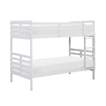 B2026WH-1* Twin/Twin Bunk Bed