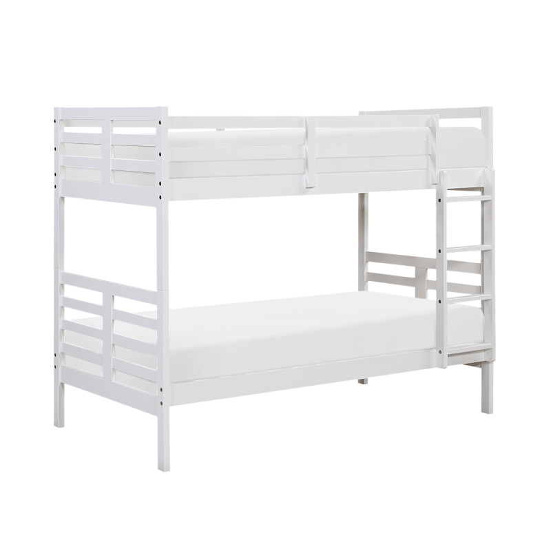 B2026WH-1* Twin/Twin Bunk Bed