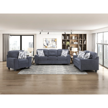 8416BU*3 3PC SETS Sofa + Love Seat + Chair