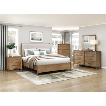 2386PNK-1EK*4 4PC SETS  Eastern King Platform Bed