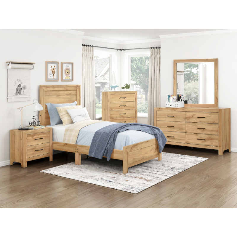 1534NAT-1*4 4PC SETS Twin Bed in a Box