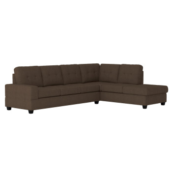 9507CHC*SC 2-Piece Reversible Sectional with Drop-Down Cup Holders