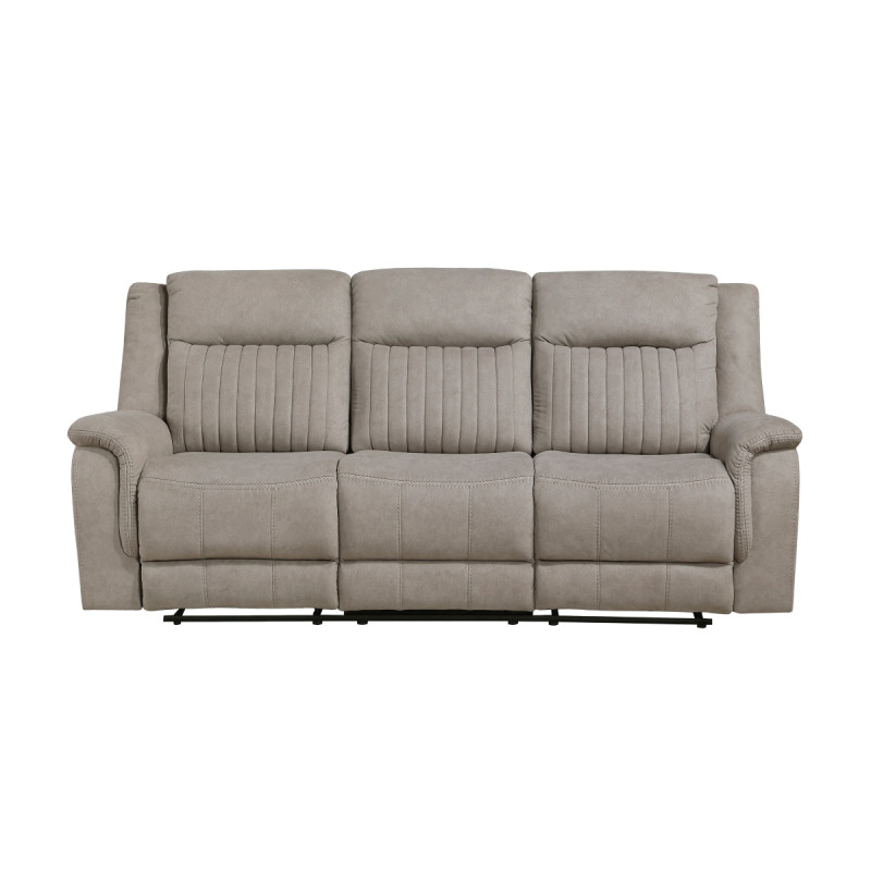9646DV-3 Double Reclining Sofa, Dove