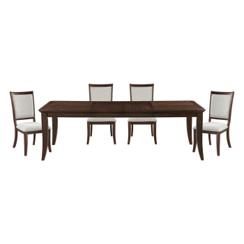 5962-96*5 5PC SETS Dining Table + 4 Side Chairs