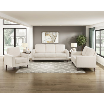 9520BEG*2 2PC SETS Sofa + Love Seat