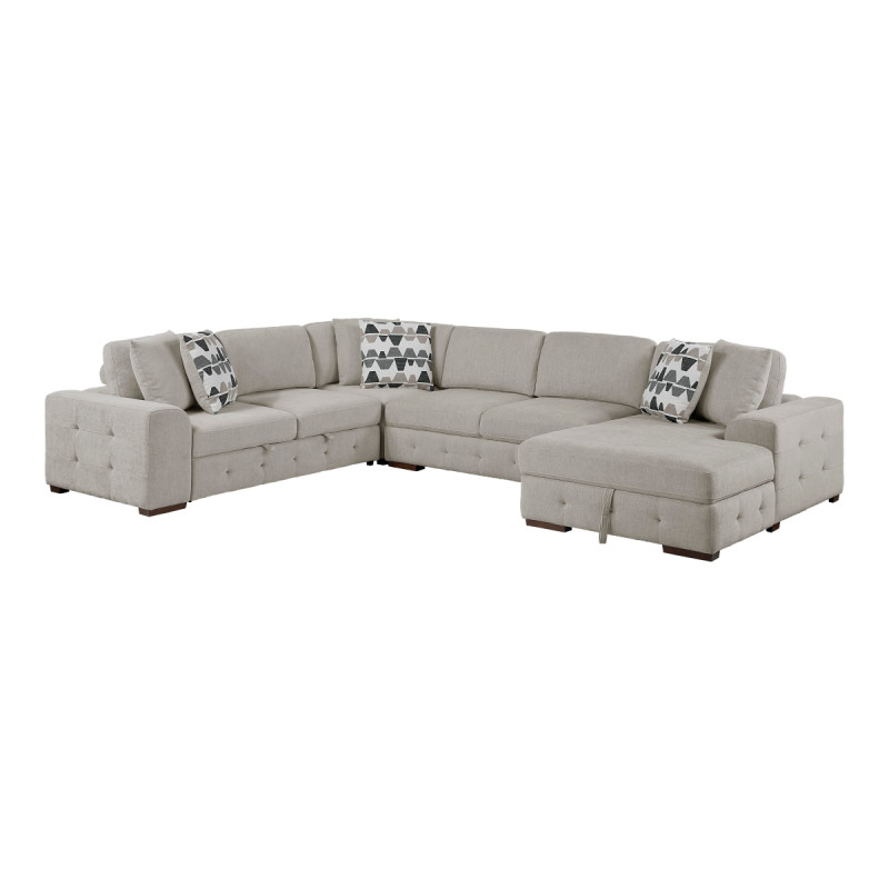 9624TP*42LRC 4-Piece Sectional with Right Chaise