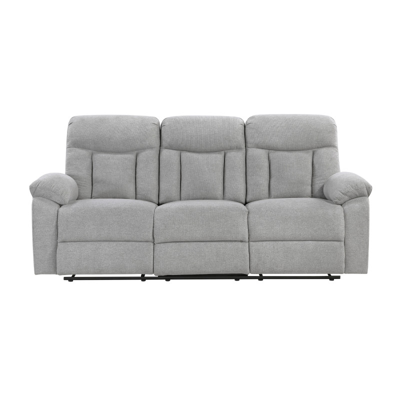 8440GRY-3 Double Reclining Sofa