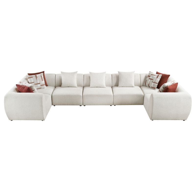 9669CN*74CR3AC 7-Piece Modular Sectional