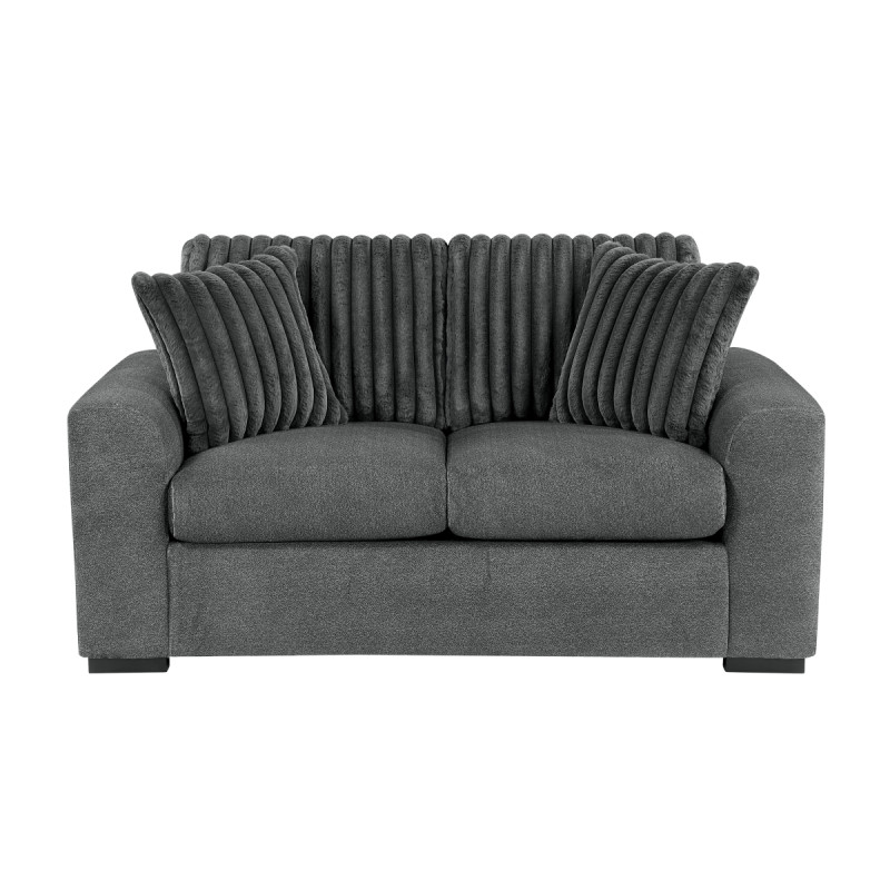 9720DGY-2 Love Seat