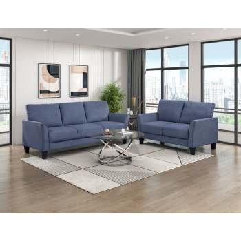 9519BUE*2 2PC SETS Sofa + Love Seat