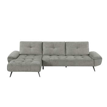 8400DVG*2LC2R 2-Piece Sectional with Left Chaise and Dual-position Backs for Adjustable Seat Depth