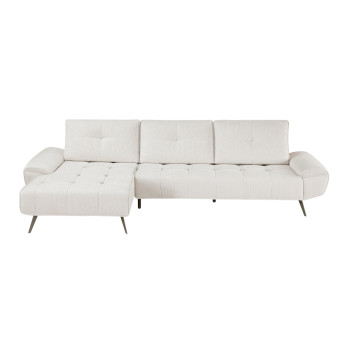 8400BEG*2LC2R 2-Piece Sectional with Left Chaise and Dual-position Backs for Adjustable Seat Depth