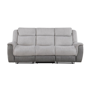 9703GY-3 Double Reclining Sofa