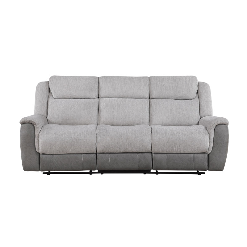 9703GY-3 Double Reclining Sofa