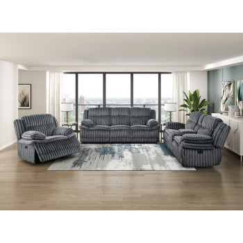 9577DG*3 3PC SETS Double Reclining Sofa + Love Seat + Chair