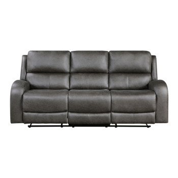 9601GY-3 Double Reclining Sofa