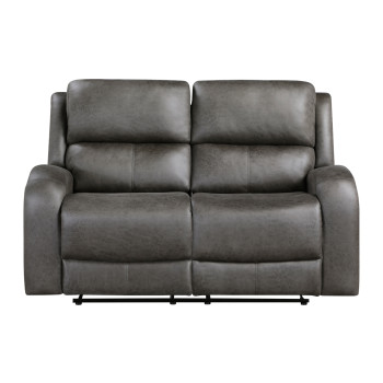9601GY-2 Double Reclining Love Seat