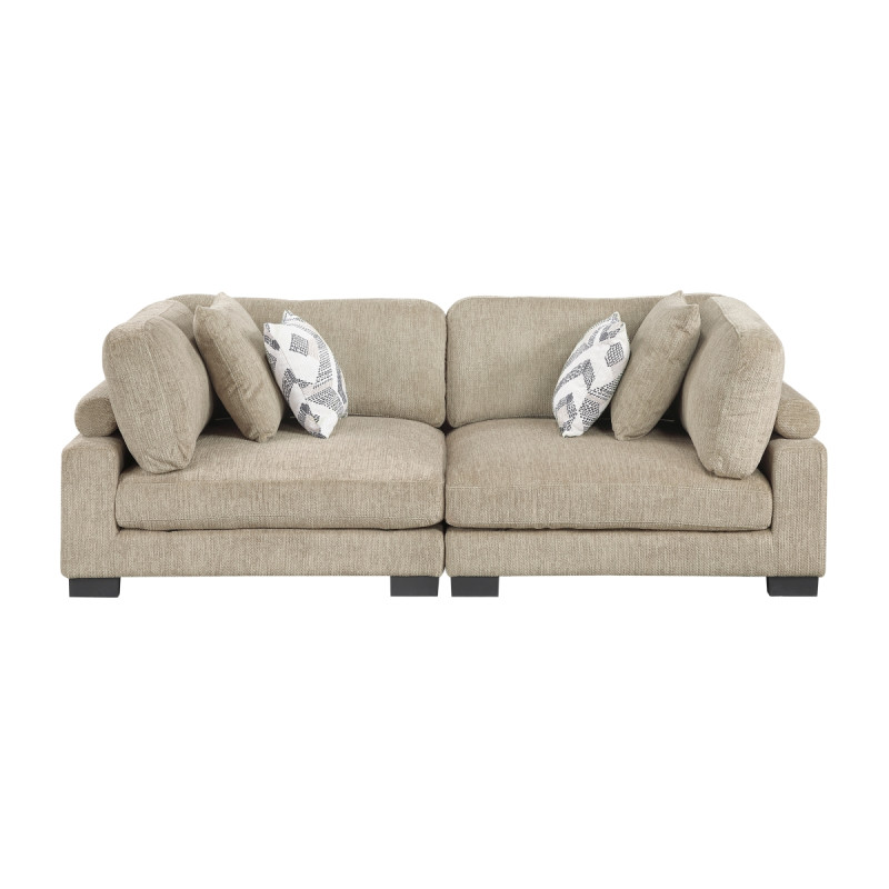 9555BRW-2* Love Seat
