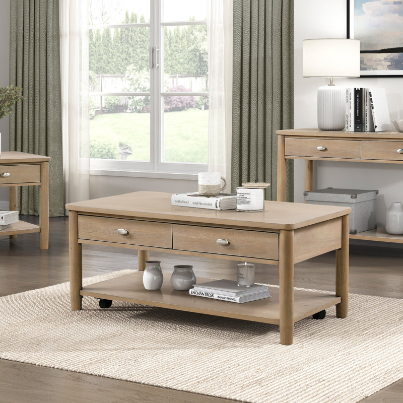 5944-3PK 3PC SETS End Table + Sofa Table + Cocktail Table