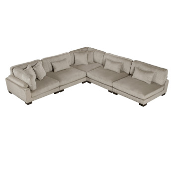 8555GB*5SC 5-Piece Modular Sectional