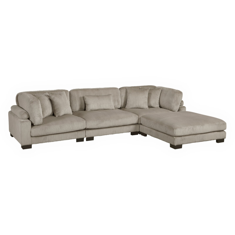 8555GB*4OT 4-Piece Modular Sectional with Ottoman