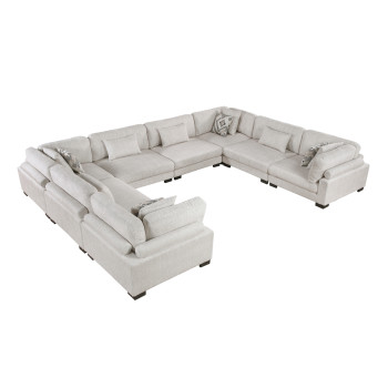 9555BEG*84CR4AC 8-Piece Modular Sectional