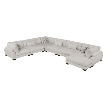 9555BEG*62CR3ACVC 6-Piece Modular Sectional with Chaise