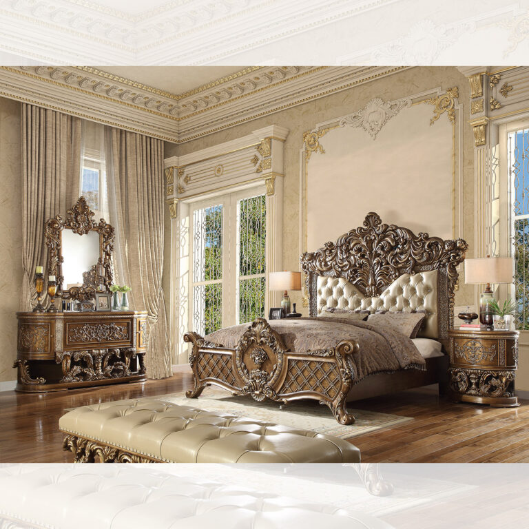 HD-8018 - 4PC BEDROOM SET - EASTERN KING