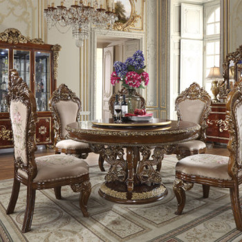 HD-1803 – 5PC ROUND DINING SET