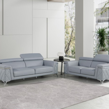 1140-LT-BLUE-2PC 2PC SETS SOFA + LOVESEAT