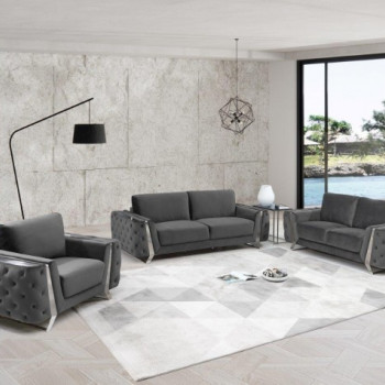 1051-DK-GRAY-3PC 3PC SETS 