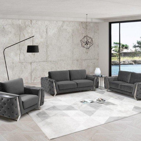 1051-DK-GRAY-3PC 3PC SETS 