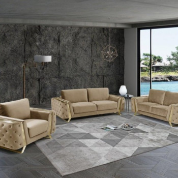 1051-BEIGE-3PC BEIGE 3PC SETS