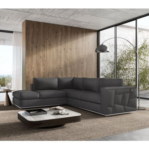 998-DK_GRAY-LAF-SECT Dark Gray LAF Sectional Sofa