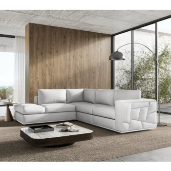 998-WHITE-LAF-SECT White LAF Sectional Sofa