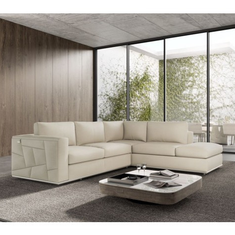 998-BEIGE-RAF-SECT Beige RAF Sectional Sofa