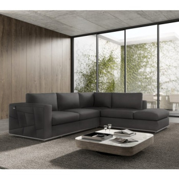 998-DK_GRAY-RAF-SECT Dark Gray RAF Sectional Sofa