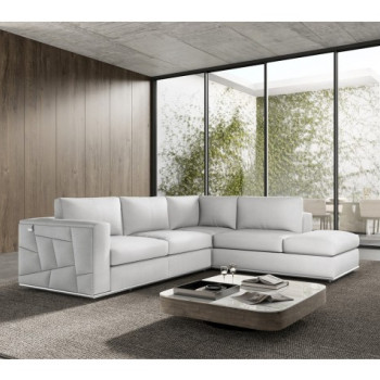 998-WHITE-RAF-SECT White RAF Sectional Sofa