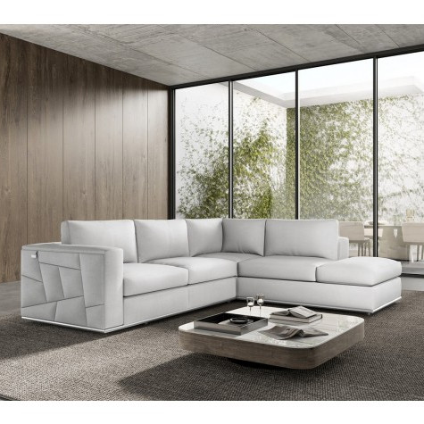 998-WHITE-RAF-SECT White RAF Sectional Sofa
