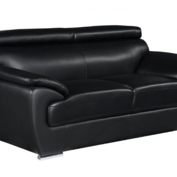 4571-BLACK-L Black Loveseat