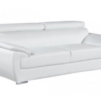 4571-WHITE-S White Sofa