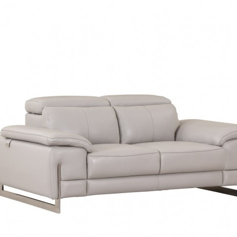 636-LIGHT-GRAY-L Light Gray Loveseat