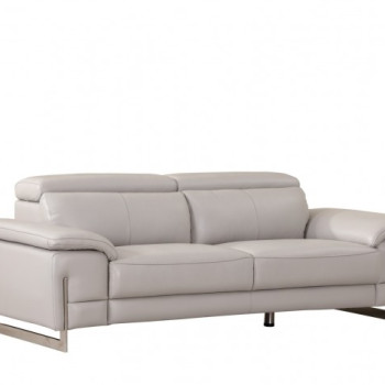 636-LIGHT-GRAY-S Light Gray Sofa