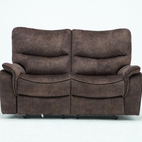 7167-DARK-BROWN-L Dark Brown Loveseat 