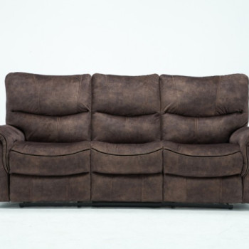 7167-DARK-BROWN-S Dark Brown Sofa